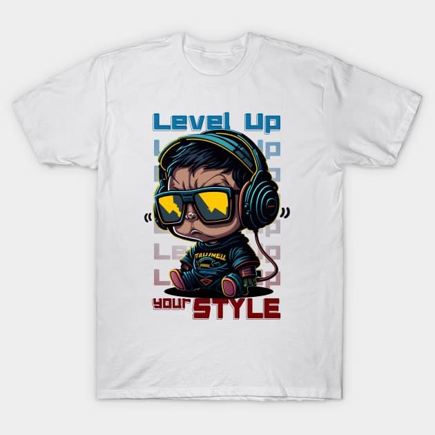 Level Up Your Style T-Shirt by SRArtShop